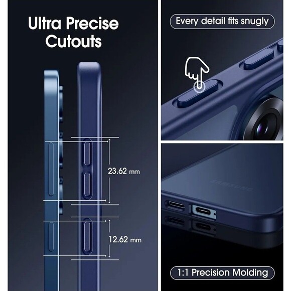 NEW CASEKOO Genuine Official for Samsung Galaxy S25+ Case DARK Blue With Stand - Picture 16 of 16